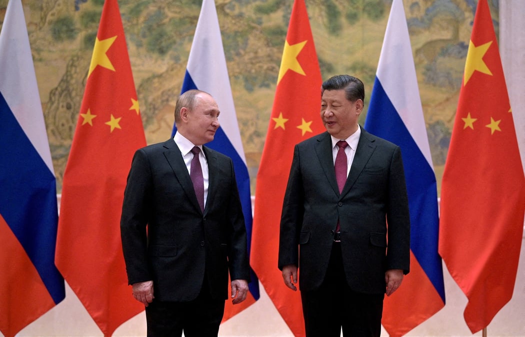 Vladimir poutine et xi jinping a pekin
