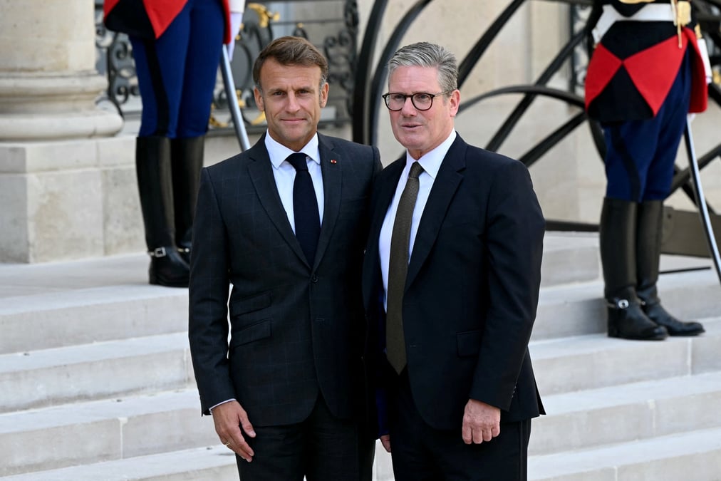 Le premier ministre britannique keir starmer en visite a paris