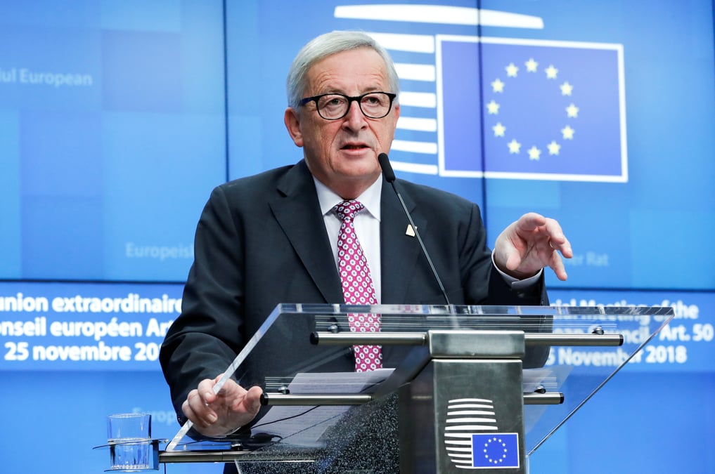 Gilets jaunes: la visite de juncker a l'assemblee reportee