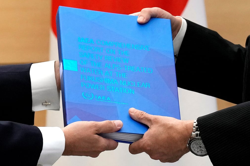 Le rapport de l'aiea sur les eaux contaminees de fukushima