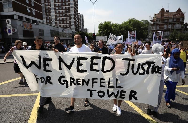 Demission du chef du conseil du quartier de la tour grenfell
