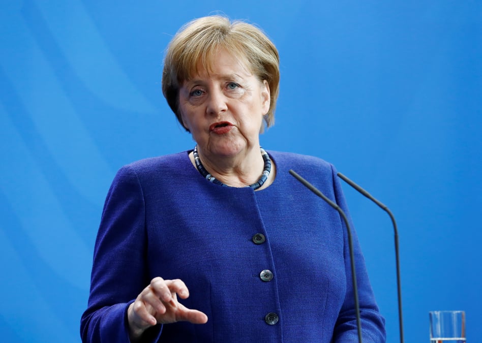 Reforme de l'ue: merkel promet un accord avec paris d'ici juin