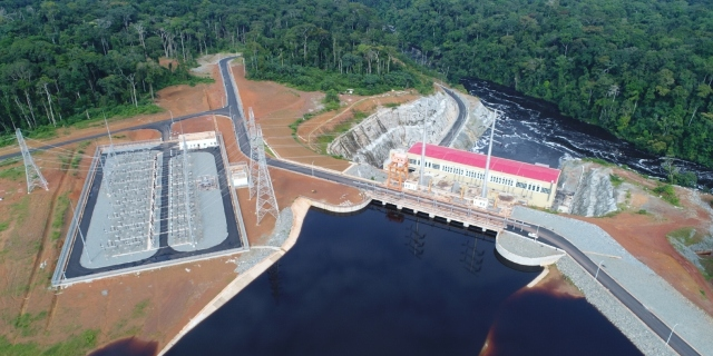 Cameroun barrage hydroélectrique de Memve’ele