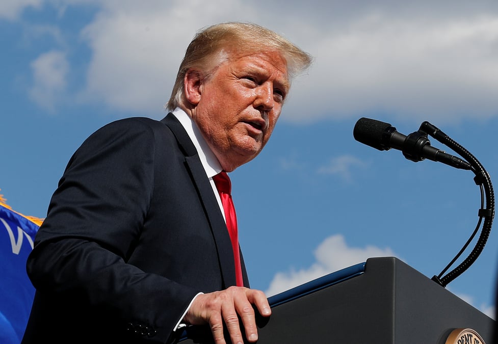 Trump annule un deplacement dans le new jersey afin de maintenir "l'ordre public"