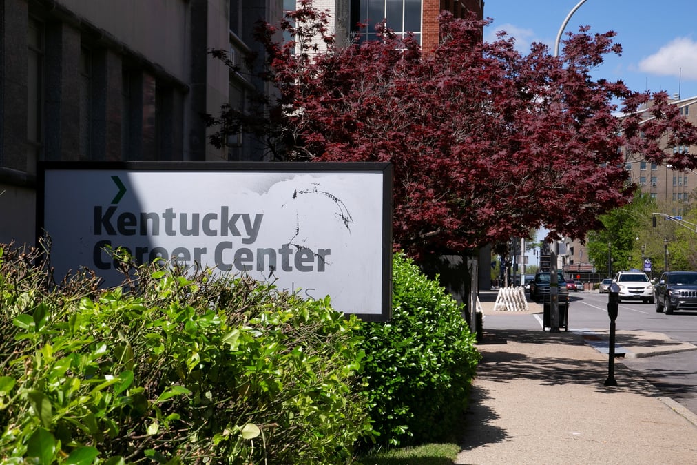 Photo d'un bureau de services d'assurance-chomage a louisville, kentucky