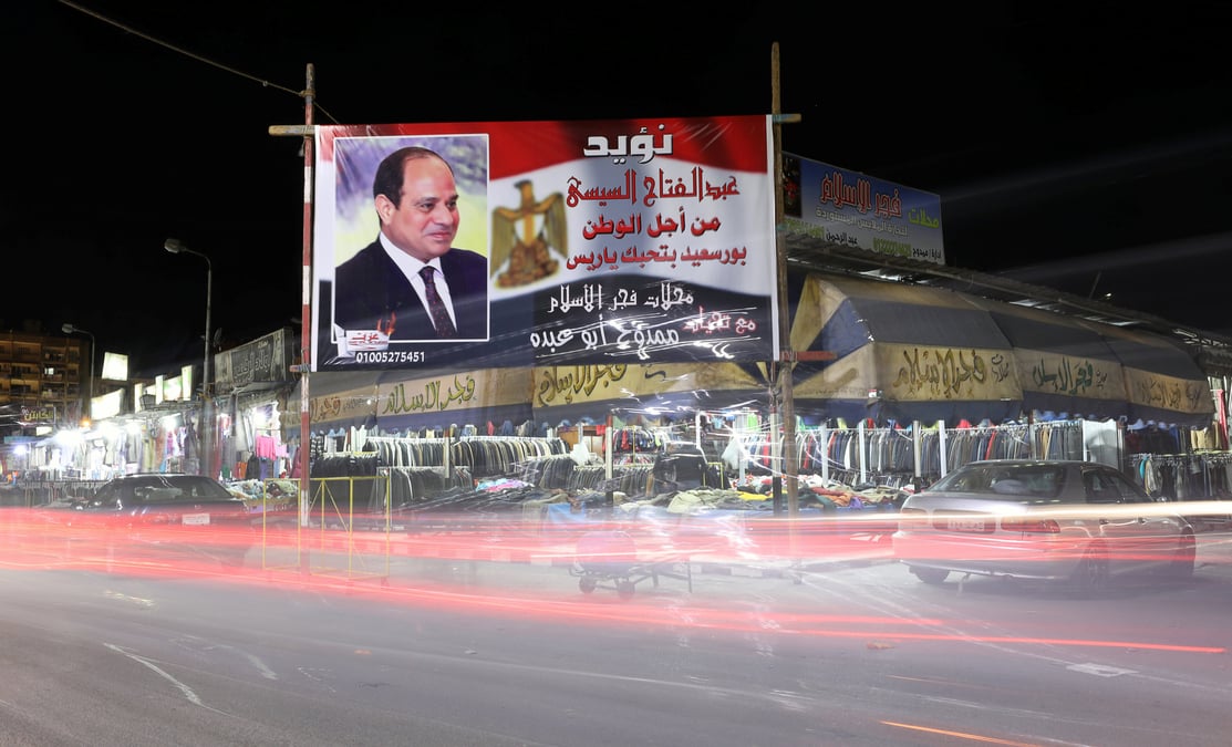 Egypte: sissi en visite dans le sinai a trois jours de l'election