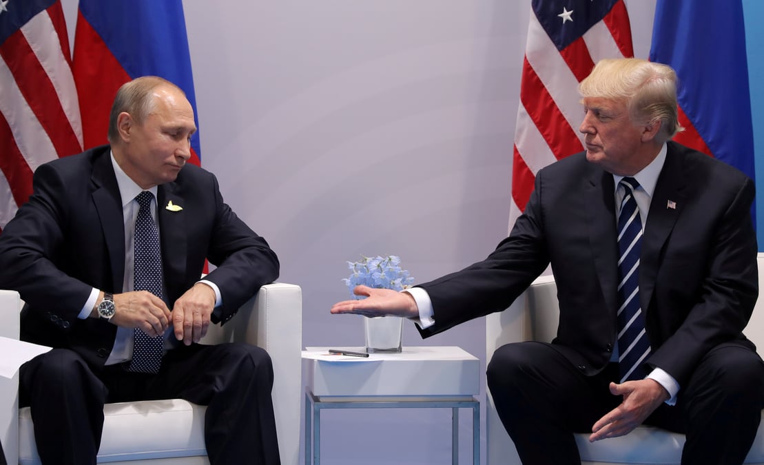 Trump et poutine discutent de la coree du nord