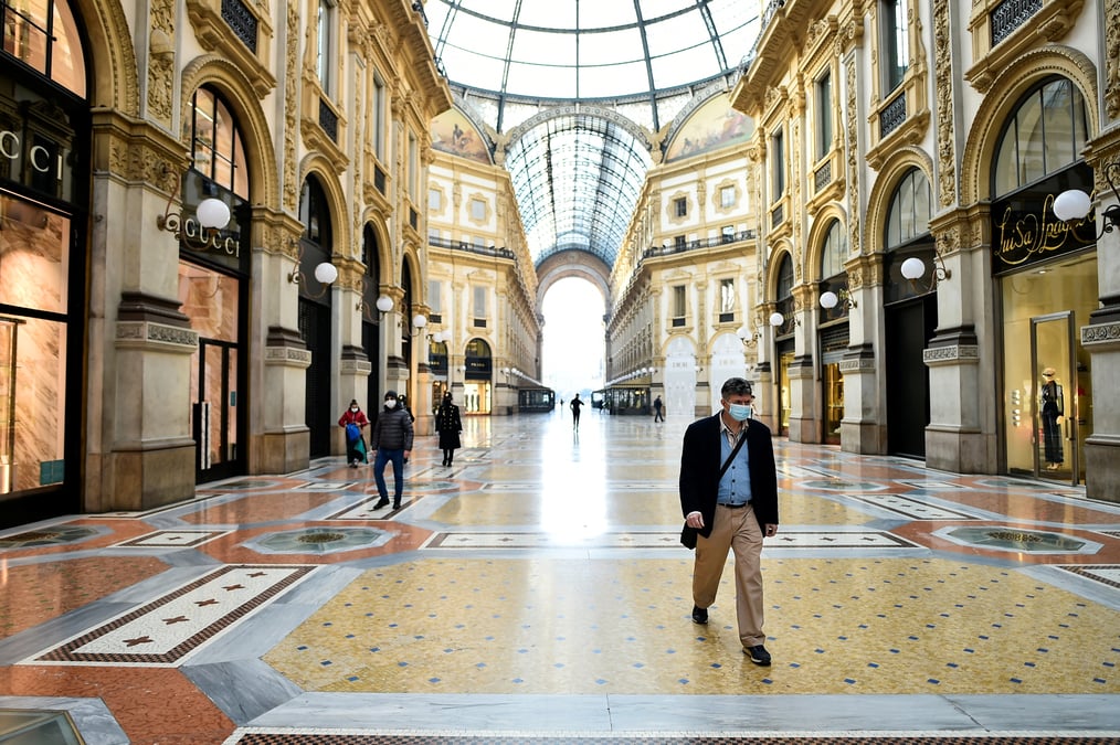 L'italie pourrait etre confinee pour tout le week-end de paques