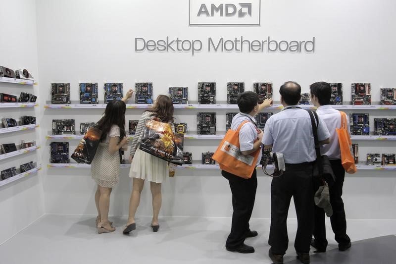 Amd decoit au 1e trimestre, le titre chute