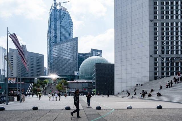 Le quartier de la Défense à Paris.