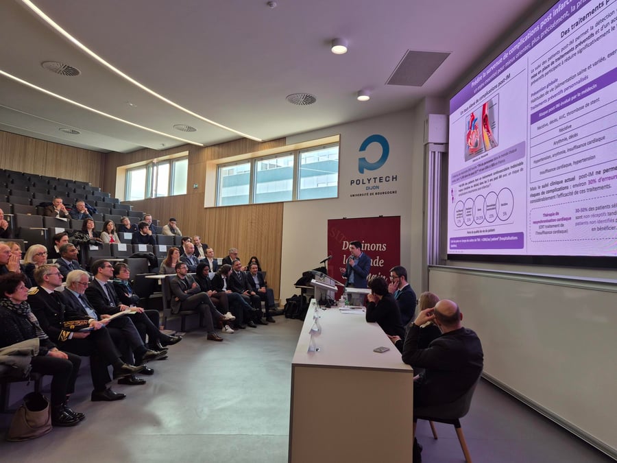 François Rebsamen, ministre de l’Aménagement du territoire et de la Décentralisation, était présent au sommet de l’IA régional, à l'école d'ingénieur Polytech à Dijon.