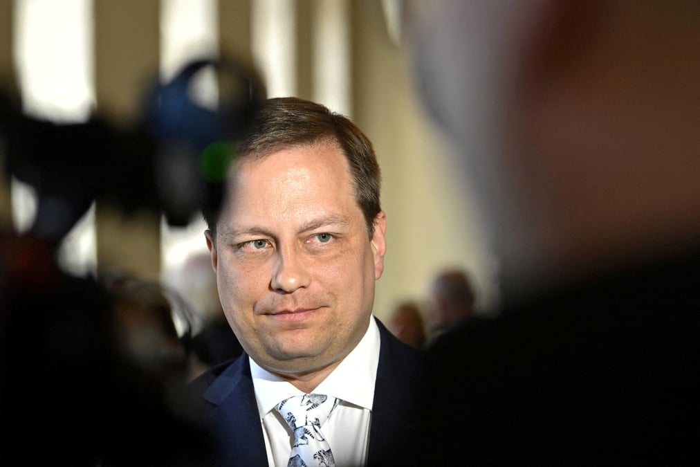 Le ministre finlandais de l'economie vilhelm junnila