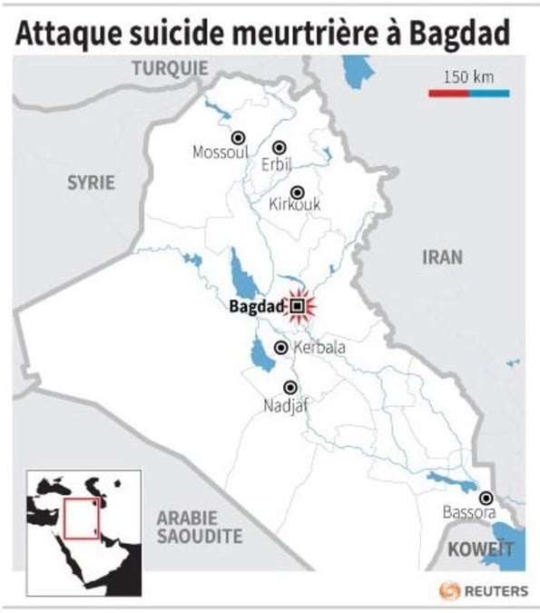 Attentat suicide devant une mosquée chiite de Bagdad, 19 morts