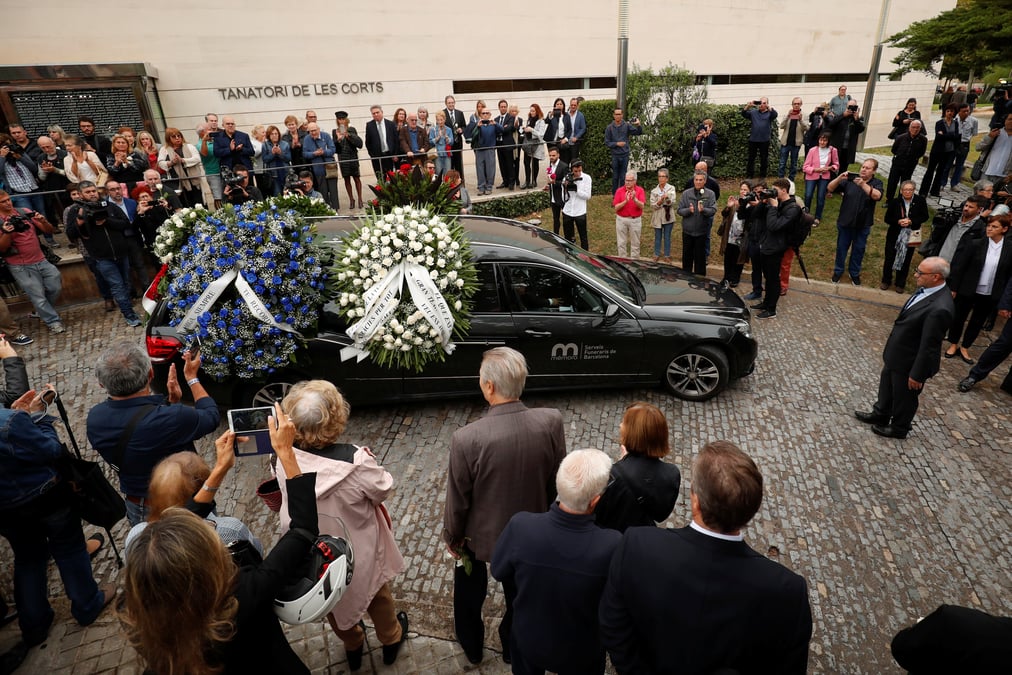 Funerailles a barcelone de montserrat caballe