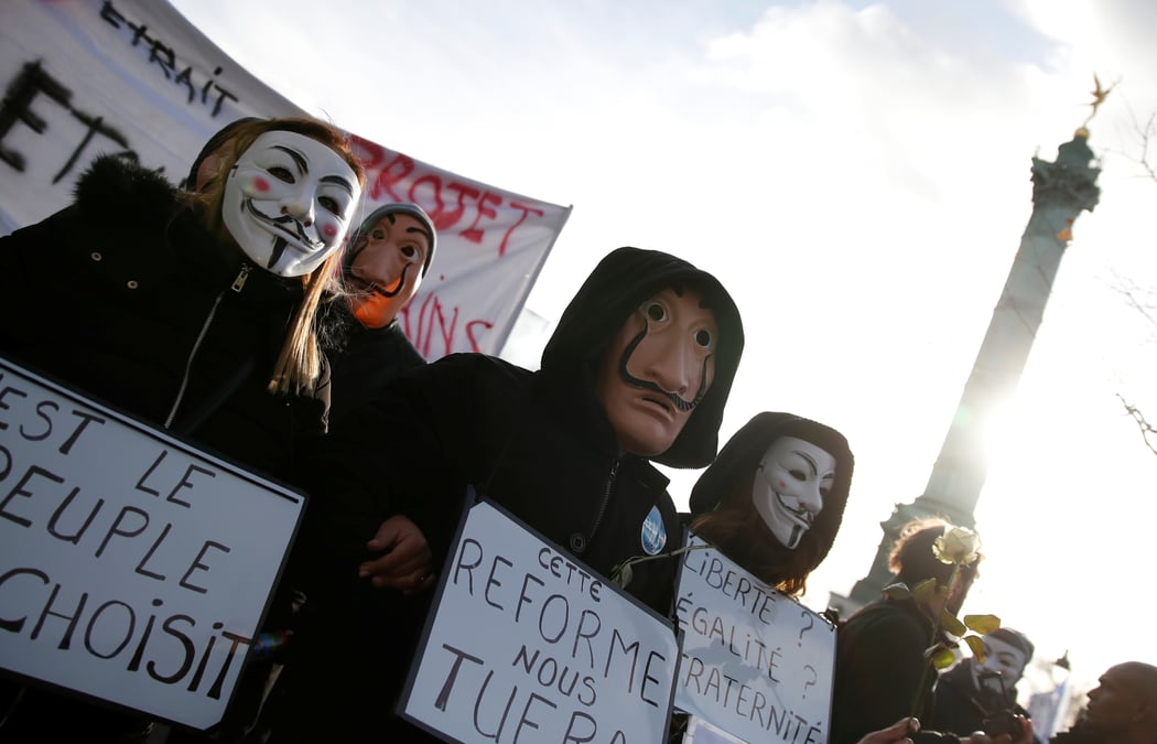 Nouvelle manifestation a paris contre la reforme des retraites