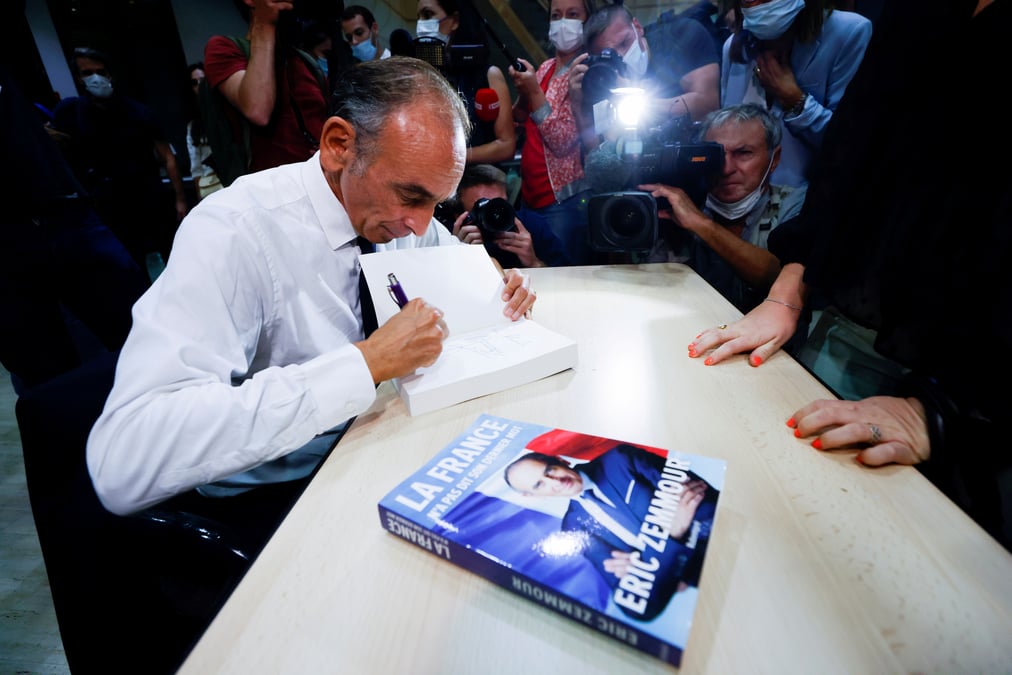 Zemmour talonne le pen dans les intentions de vote