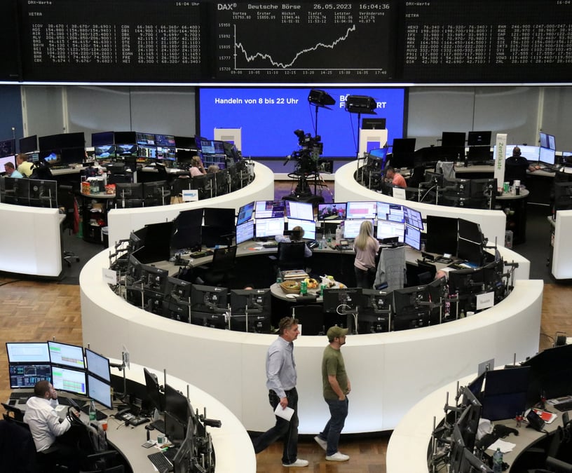 Le graphique de l'indice boursier allemand dax