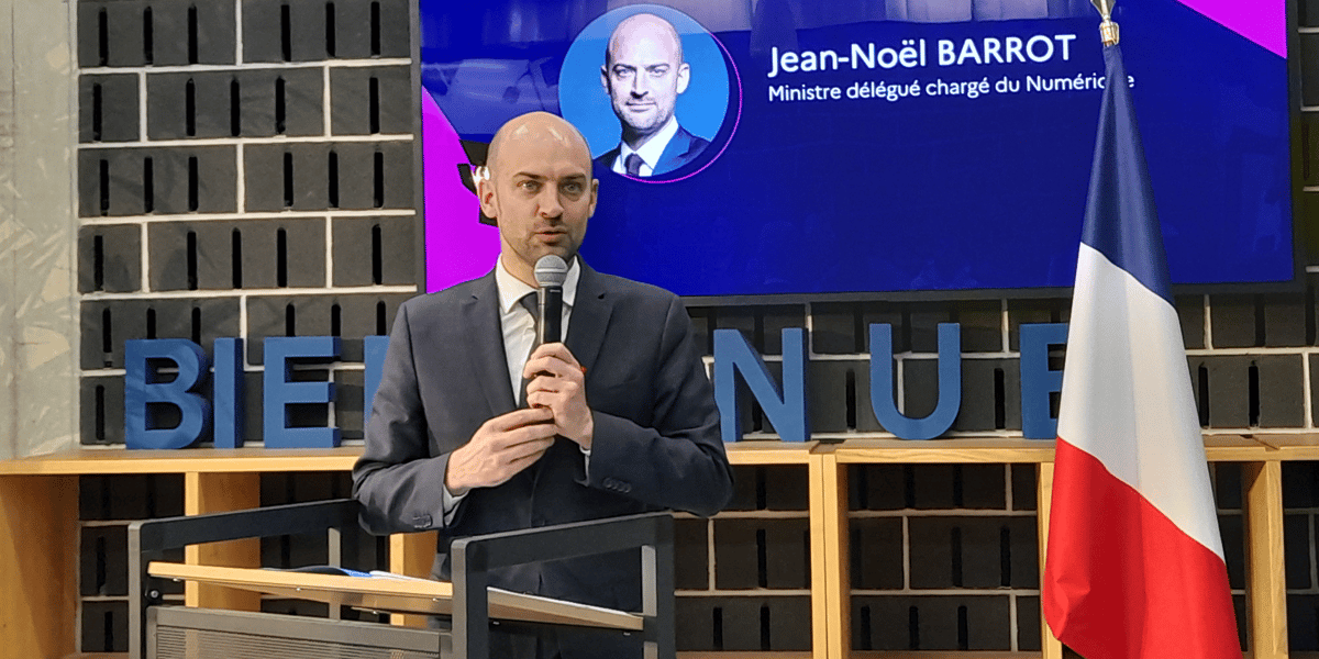 Jean-Noël Barrot, le ministre délégué en charge du Numérique, était en déplacement le 15 décembre à Montpellier pour dévoiler la liste des 224 lauréats de la phase Incubation 2023 du programme French Tech Tremplin.