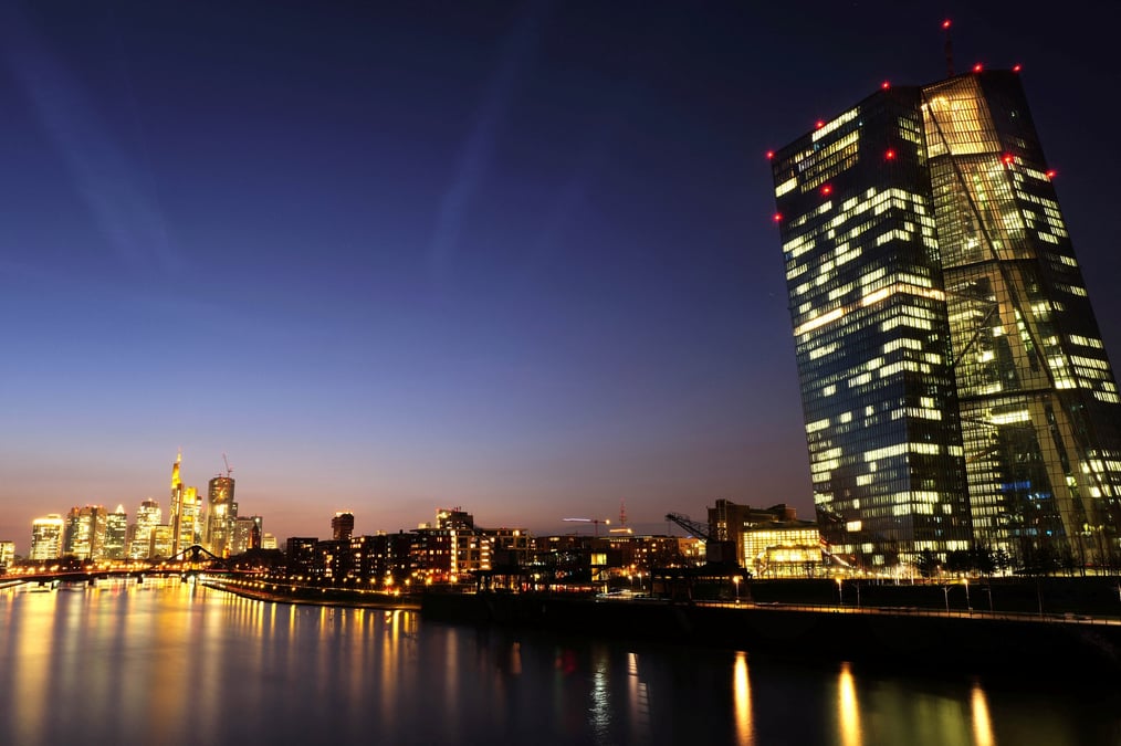 Le quartier financier de francfort