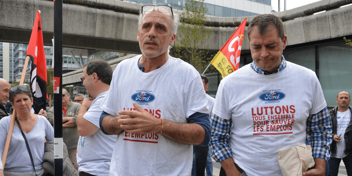Philippe Poutou et Gilles Lambersend