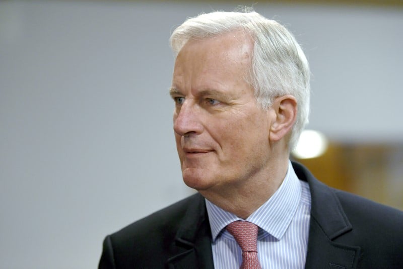 Encore 25% du travail a accomplir en vue du brexit, dit barnier