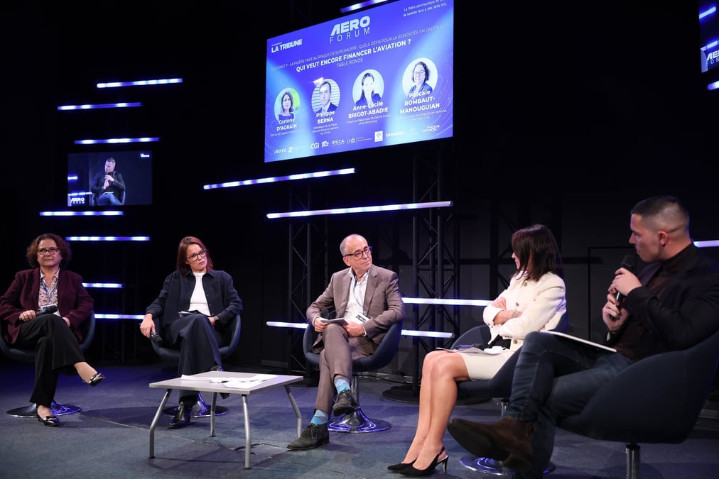 À l'occasion d'une table ronde sur le besoin de cash dans la supply chain aéronautique, le Crédit Agricole, Bpifrance, le Gifas et Irdi Capital Investissement ont partagé leur analyse de la situation lors de l'AéroForum.