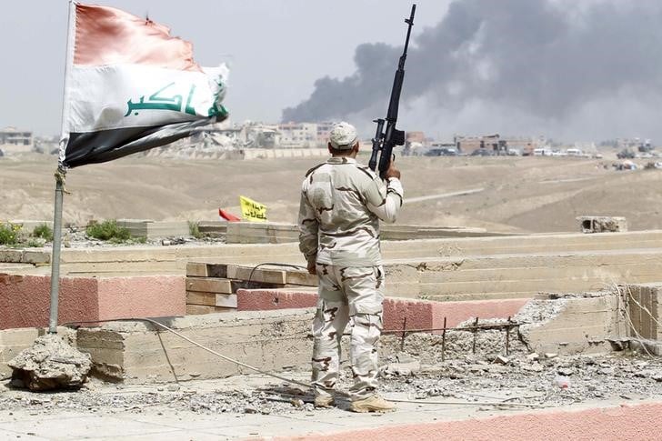 L'armee irakienne atteint le centre de tikrit