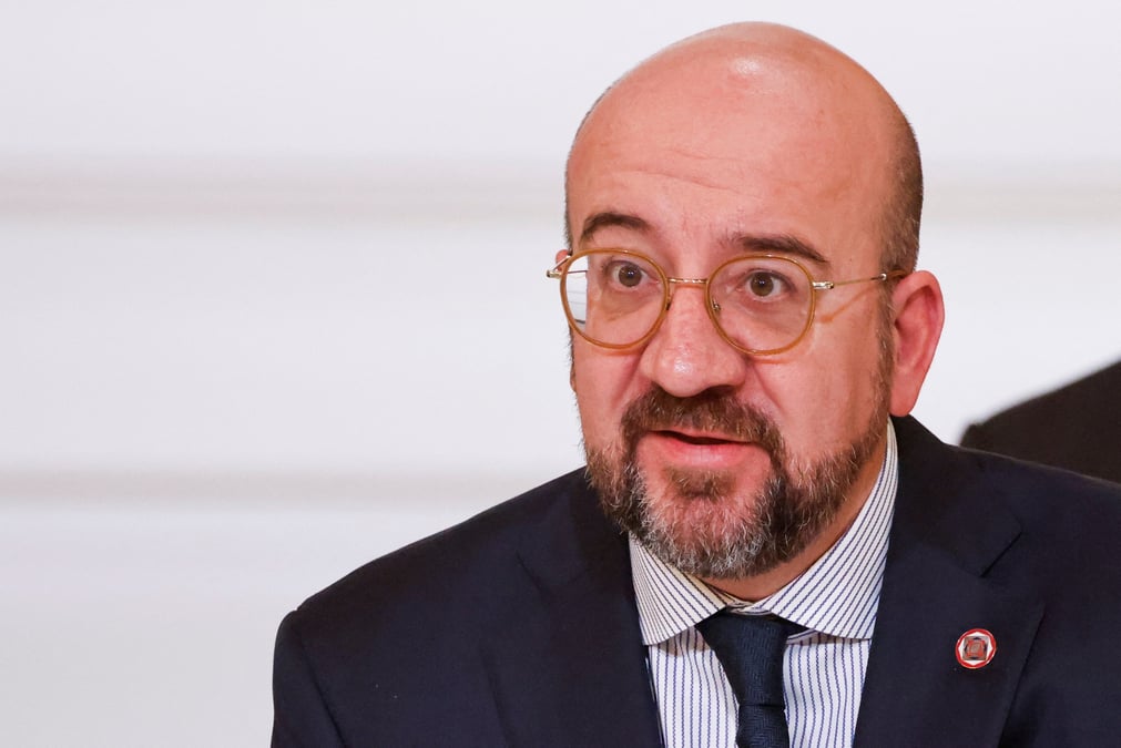 Le president du conseil europeen charles michel