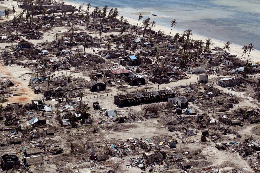 Epidemie de cholera au mozambique apres le passage d'un cyclone