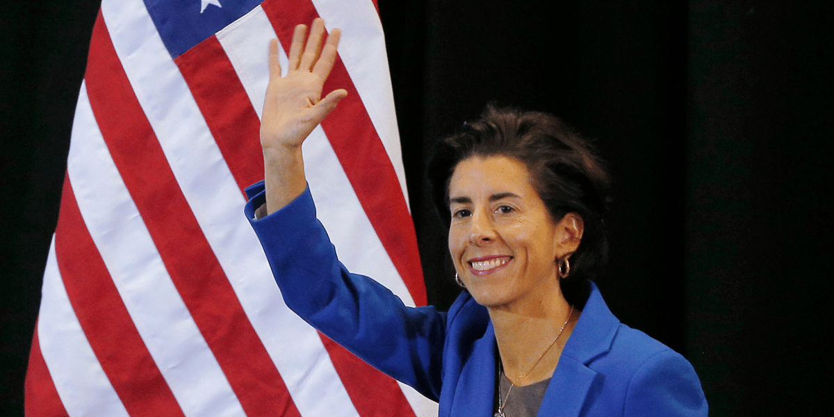 Joe biden va nommer gina raimondo, gouverneure de rhode island, au commerce, selon une source