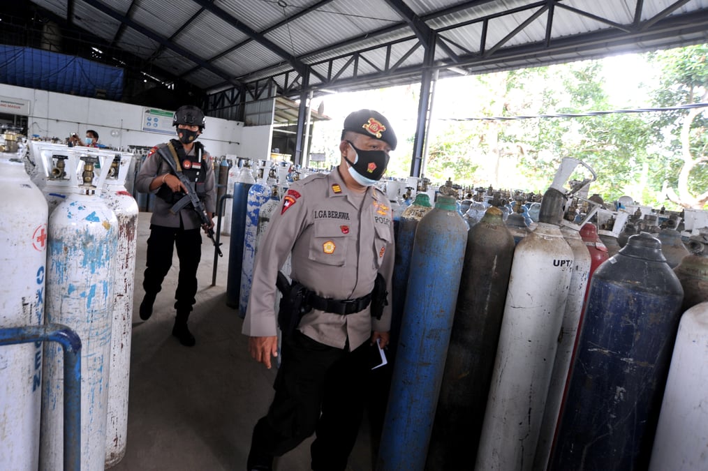 Coronavirus : bali manque d'oxygene face a la hausse des infections