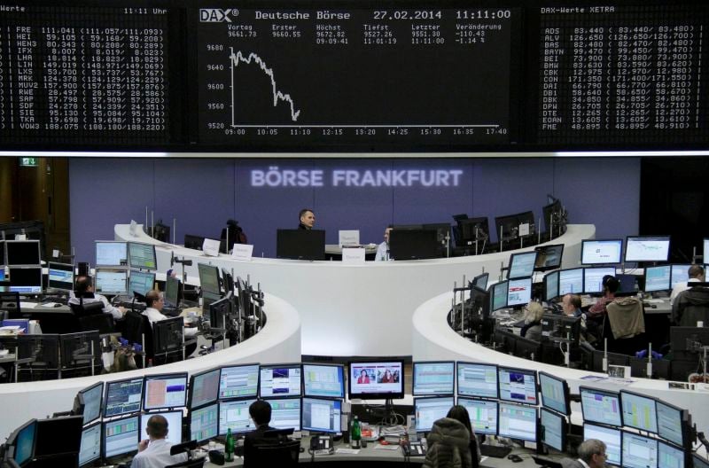 Les Bourses européennes confirment leur baisse à la mi-journée