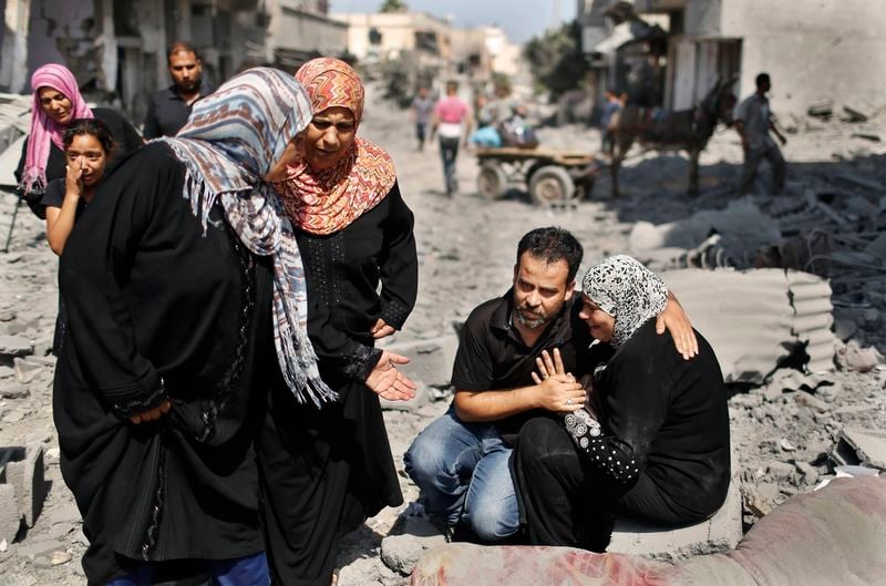 Entre larmes et colère, les Gazaouis mesurent l'ampleur des destructions