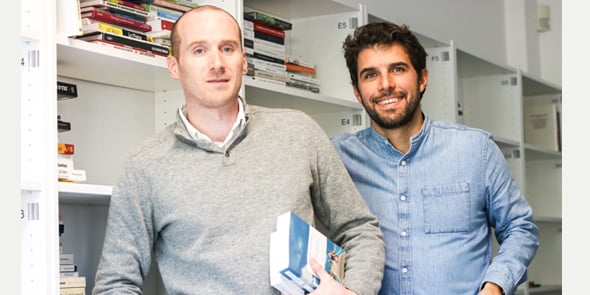 Benjamin Lointier et Benjamin Augros, fondateurs nîmois de Kiwibook