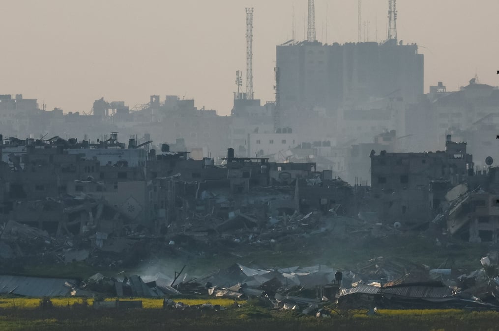 Des batiments en ruine a gaza des frappes militaires israeliennes