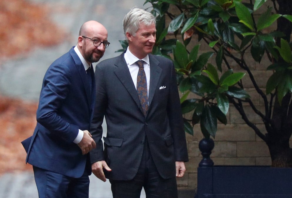La demission du premier ministre belge acceptee par le roi