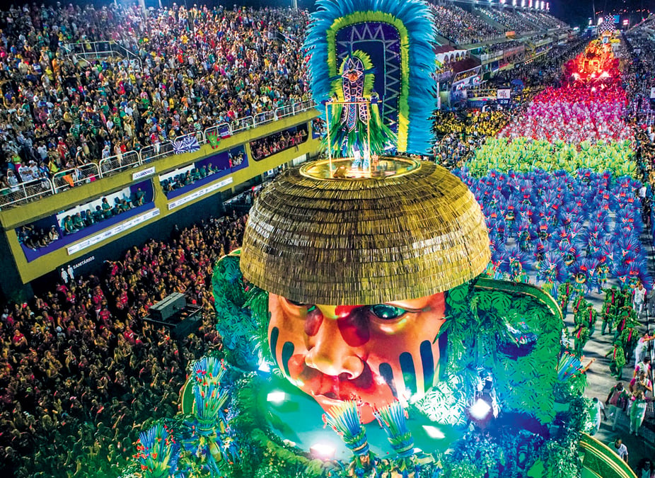 télévision 8K, carnaval de Rio, TV Globo, Brésil