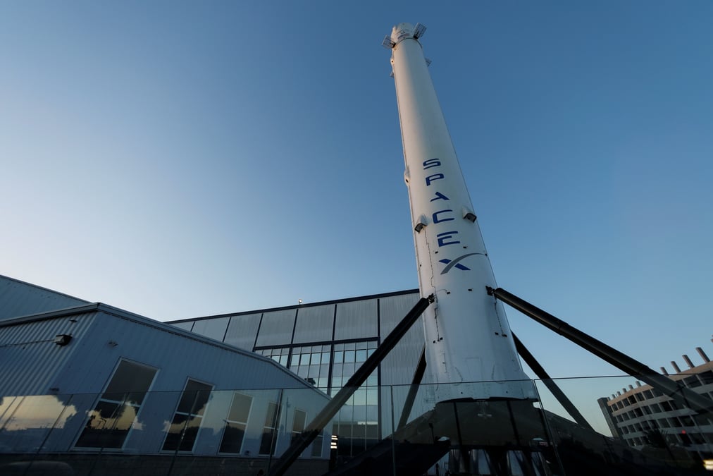 Le siege de spacex a hawthorne, en californie