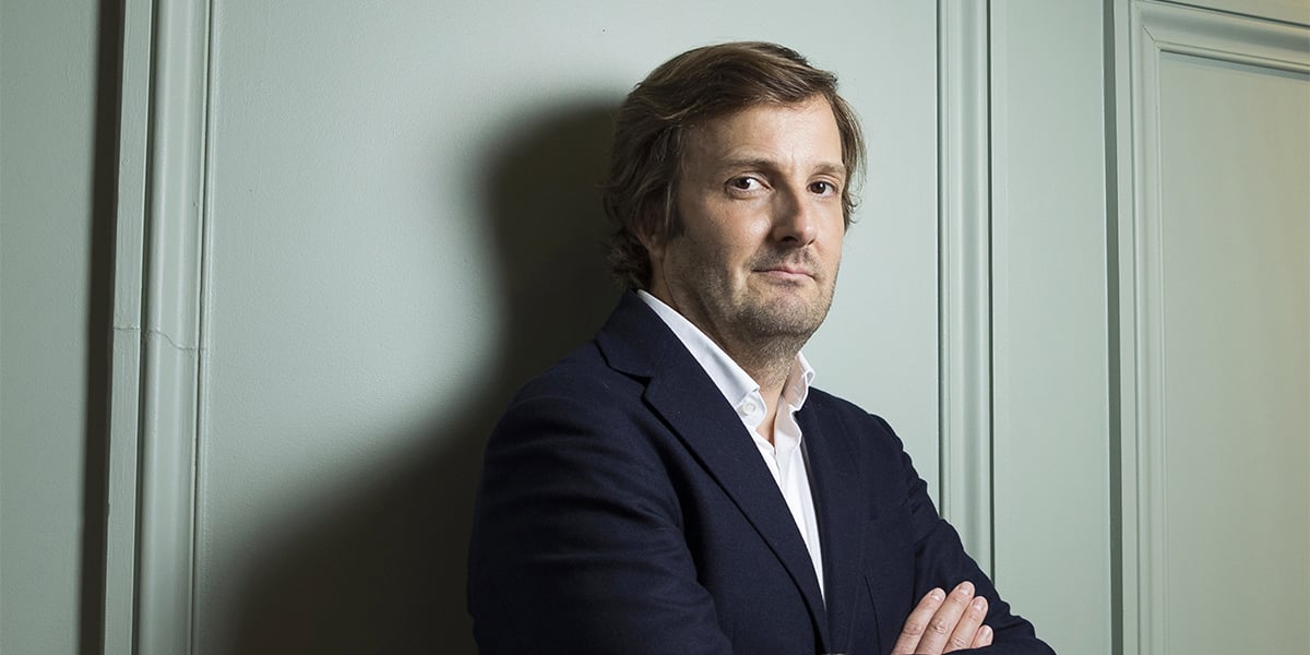 Portrait de l'écrivain Jean-Baptiste de Froment capturé à Paris le 27 octobre 2024.