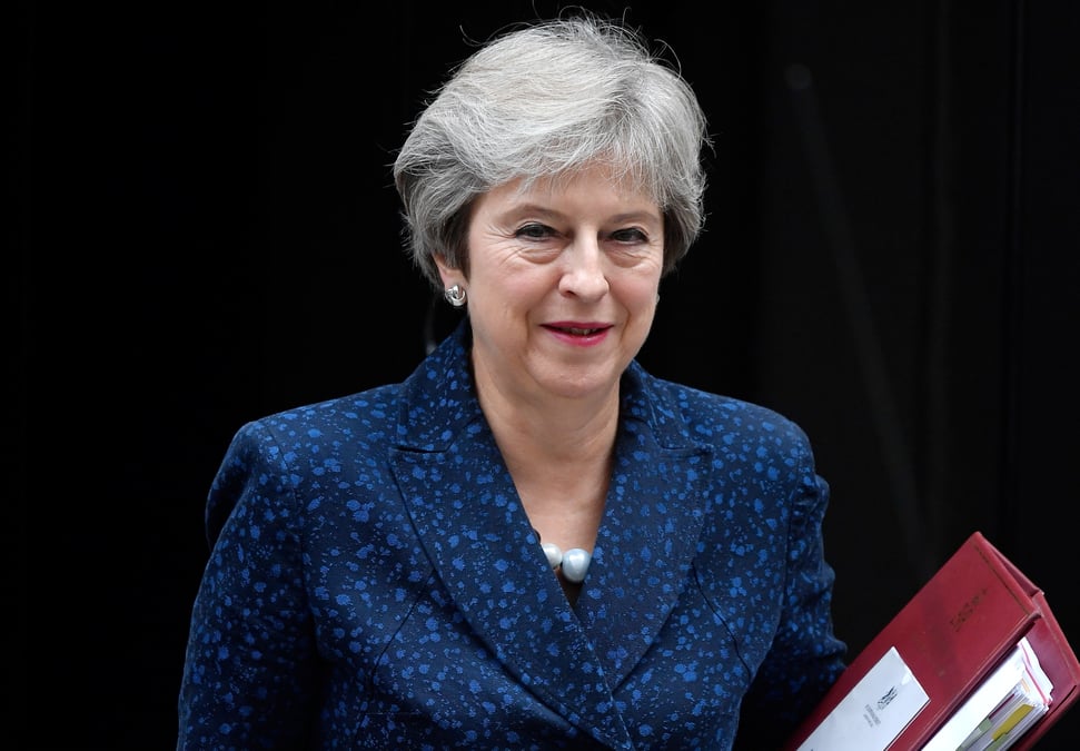 Brexit: "c'est mon accord ou pas d'accord du tout", dit may