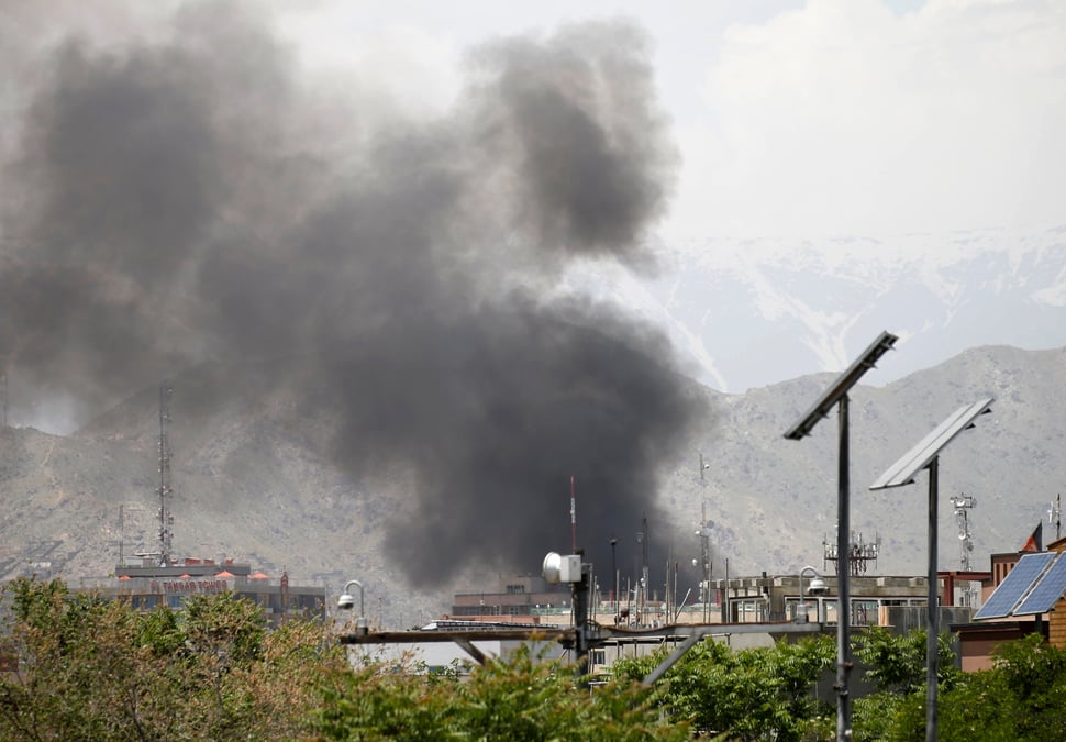 Le siege d'une ong attaquee a kaboul