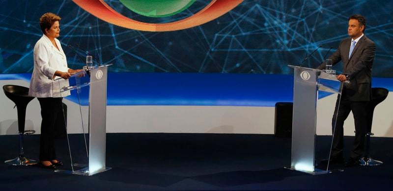 Débat musclé entre Rousseff et Neves avant le second tour