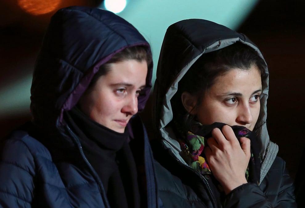 Rome dement avoir verse 12 millions d'euros pour faire liberer deux otages en syrie