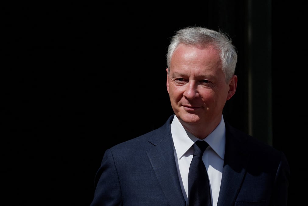 Bruno le maire au palais de l'elysee