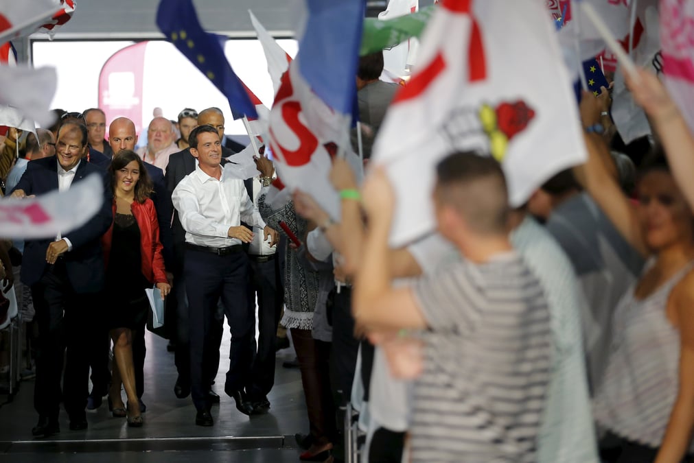 Manuel valls, candidat prefere a gauche pour 2017
