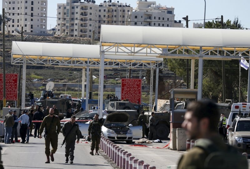 Fusillade a un point de controle pres de jerusalem