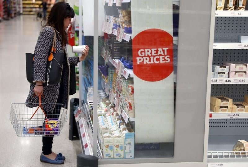 Baisse des ventes au detail en grande-bretagne