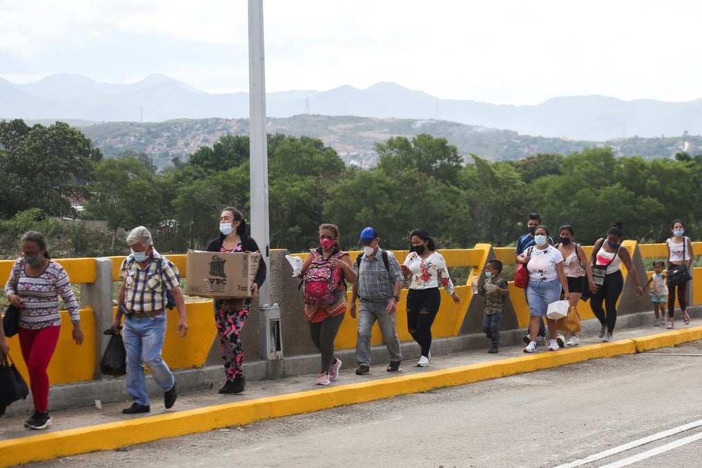 Reouverture de la frontiere entre le venezuela et la colombie