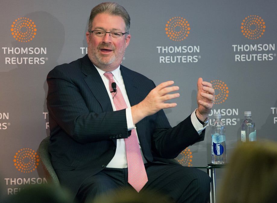 Thomson reuters: le dg jim smith hospitalise