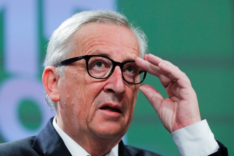 Juncker "detendu" avant sa rencontre avec trump